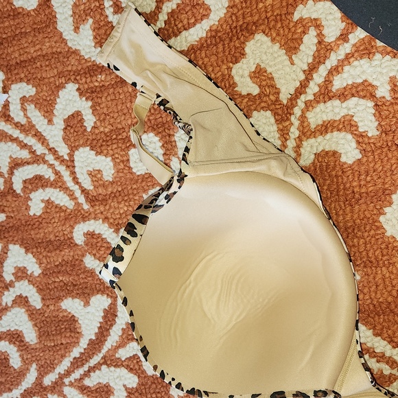 Cacique Cheetah/leopard animal print bra underwire size 46DDD(46) - Picture 5 of 10